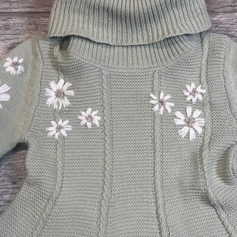 Cupcakes and Cashmere Turtleneck  A-line Sweater Dress Girls 2T - Picture 2 of 9